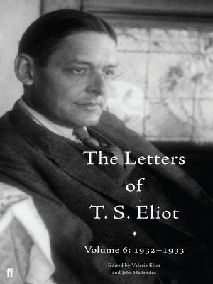 cover image of The Letters of T. S. Eliot, Volume 6